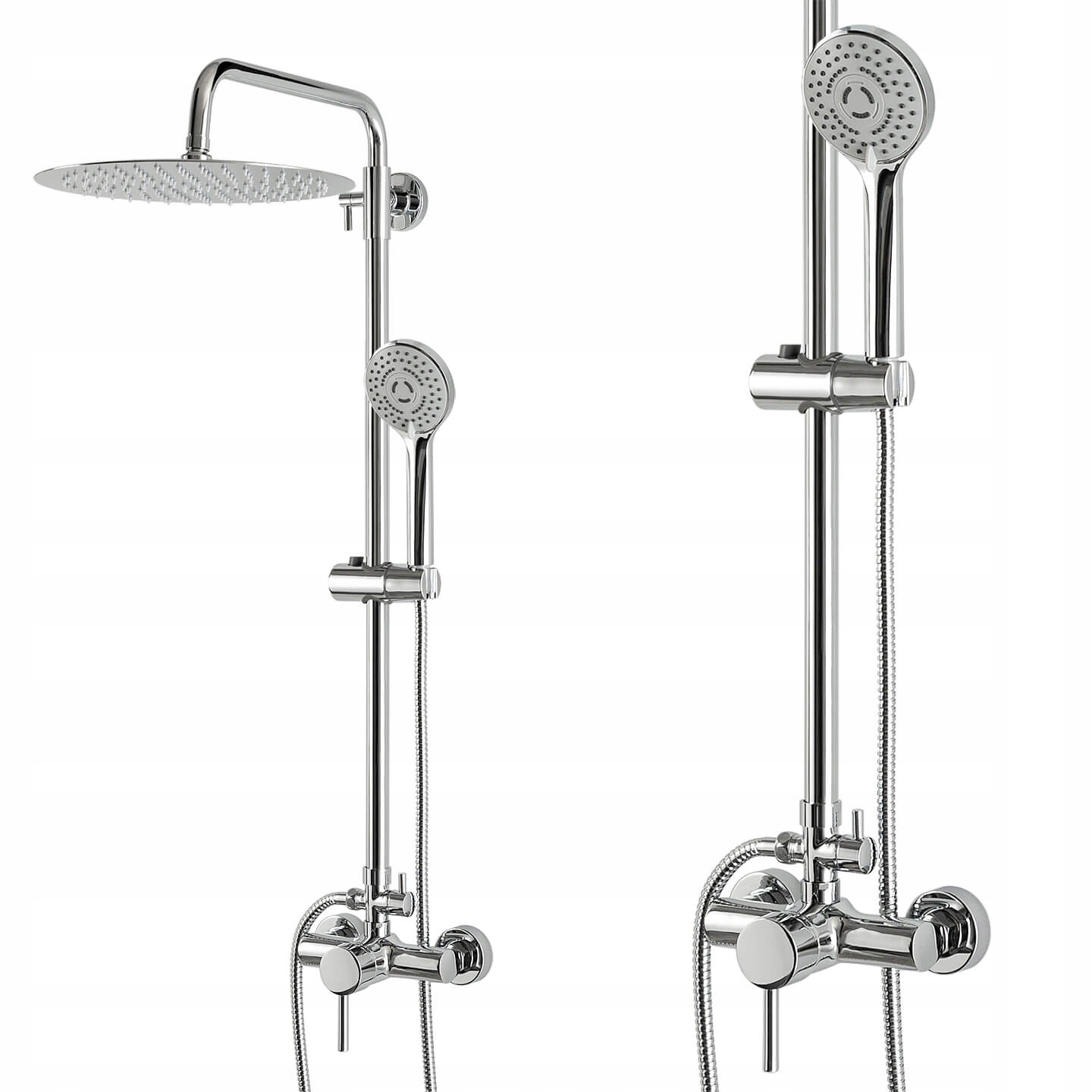 Sprchový Set Bez Termostatu Sloup Dešťová Sprcha 30 CM