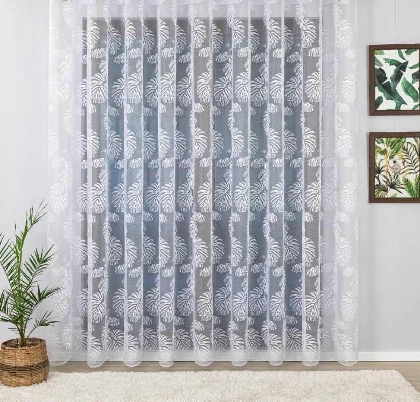 Záclona S Páskou Dzungla 600x180