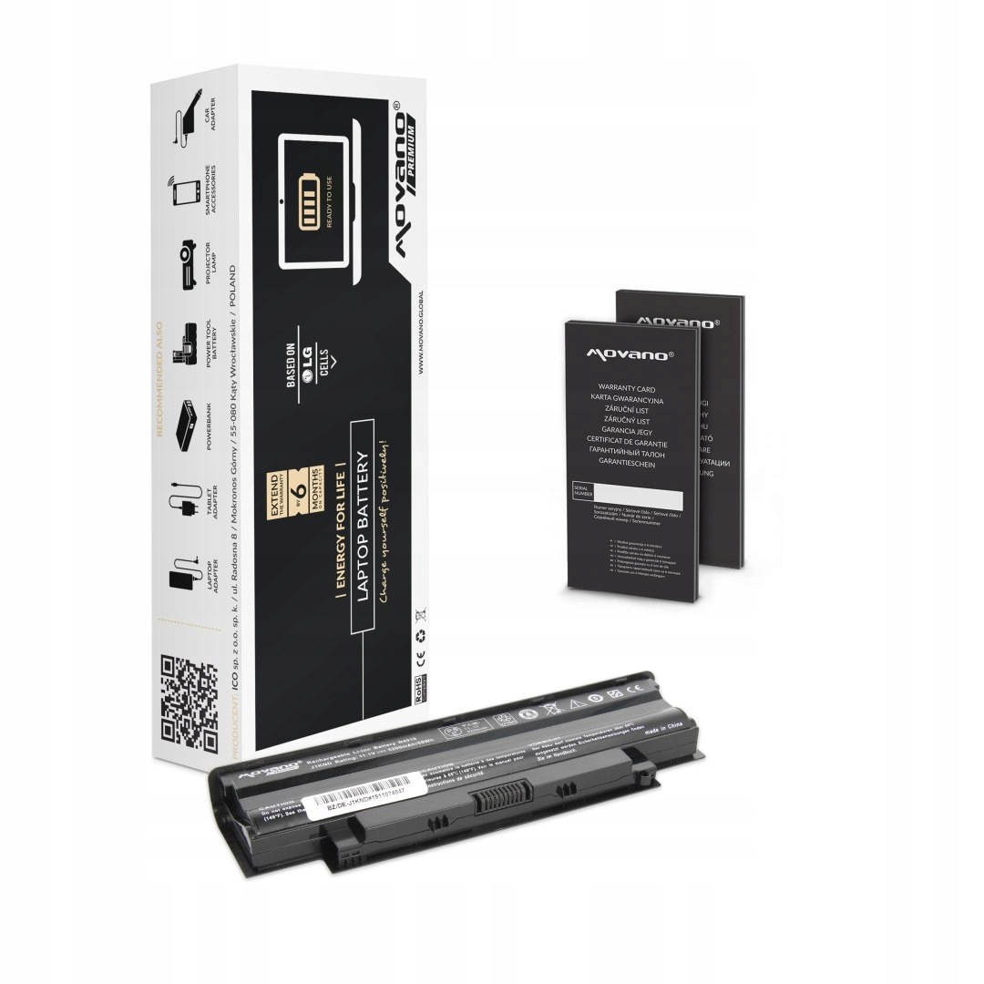 Batéria Movano Premium pre Dell Inspiron 13R, 14R, 15R, 17R
