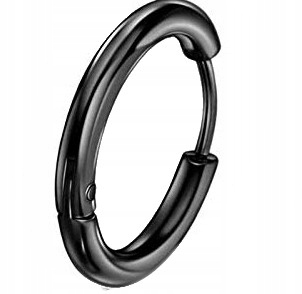 

Kolczyk Czarne Kółko 12 mm Stal Chirurgiczna