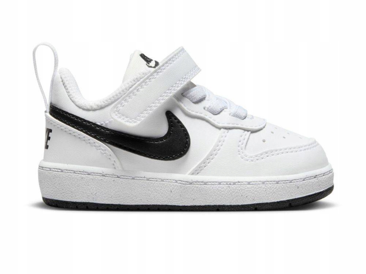 Buty dziecięce Nike Court Borough DV5458-104 na rzepy białe sportowe 25