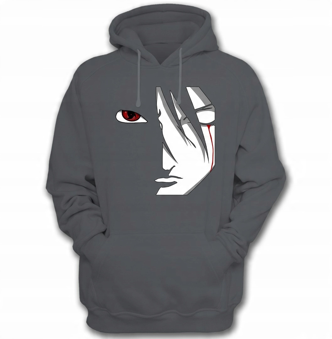 

Bluza z kapturem Naruto ANIME-01 szara r.M