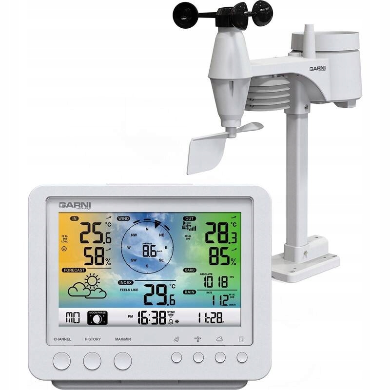 Meteorologická stanica GARNI 975 biela