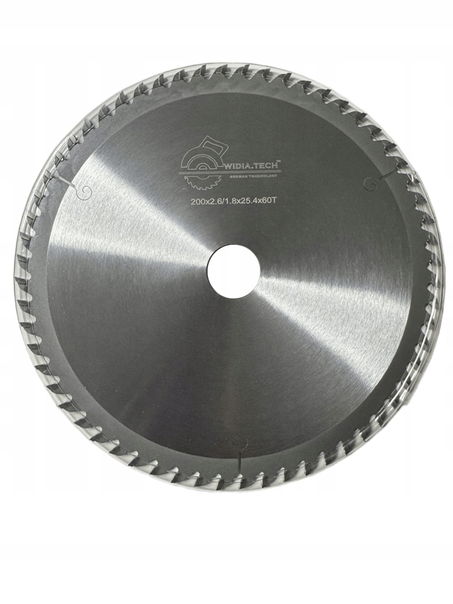 Kotoučová kotoučová pila widia.tech 200x2,6/1,8x25,4x60T stolní pila formátovací