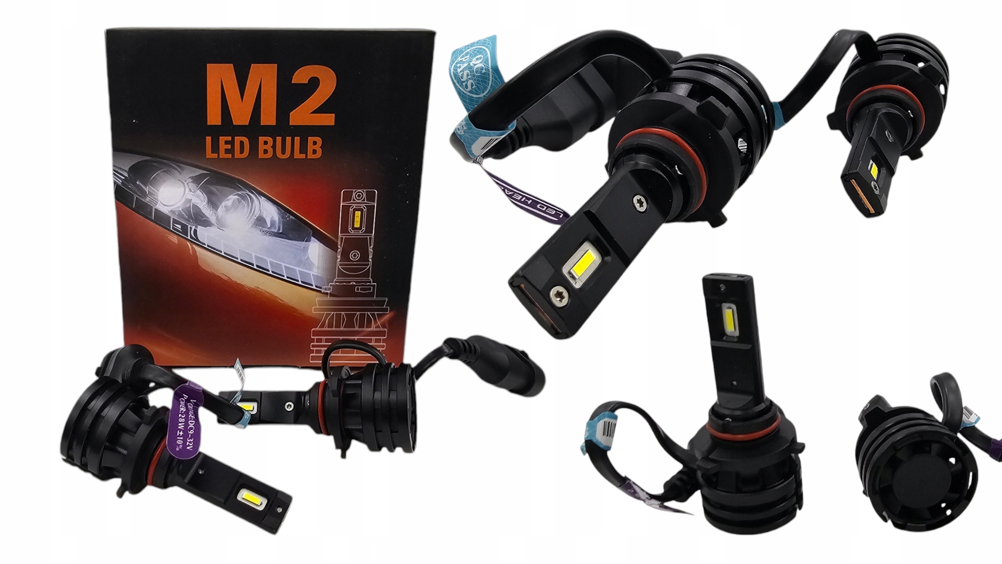 Led Žárovky M2 HB3 9005 Ultra Silné Led světlo Bulb Cree Technology IP68