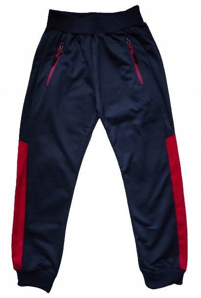 

Spodnie dresowe chłopięce granatowe na gumkę 146