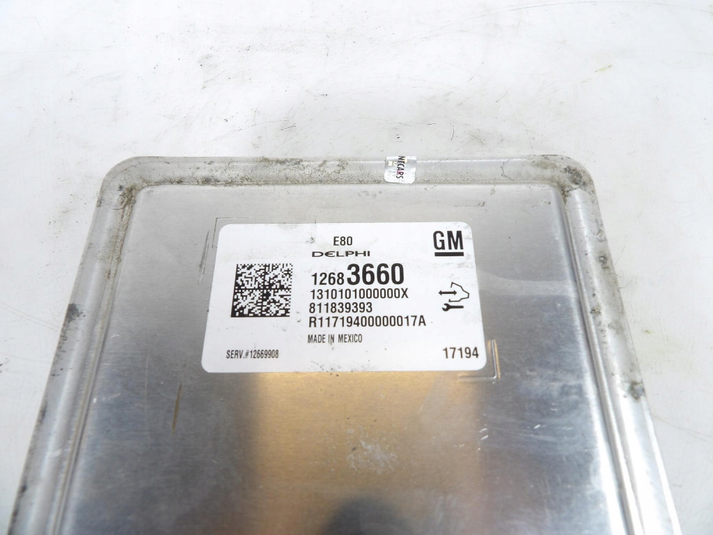 OPEL ASTRA K 1.4T control unit of the engine 12683660