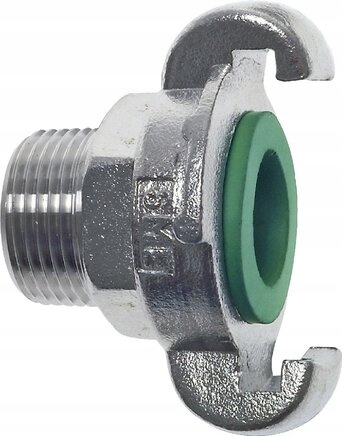 Koncový konektor pro kompresor, rozteč 42 mm Gz G 1/2", nerezová ocel/FKM