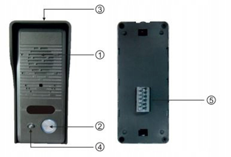Zestaw domofonowy jednorodzinny bezsłuchawkowy B Marka Orno