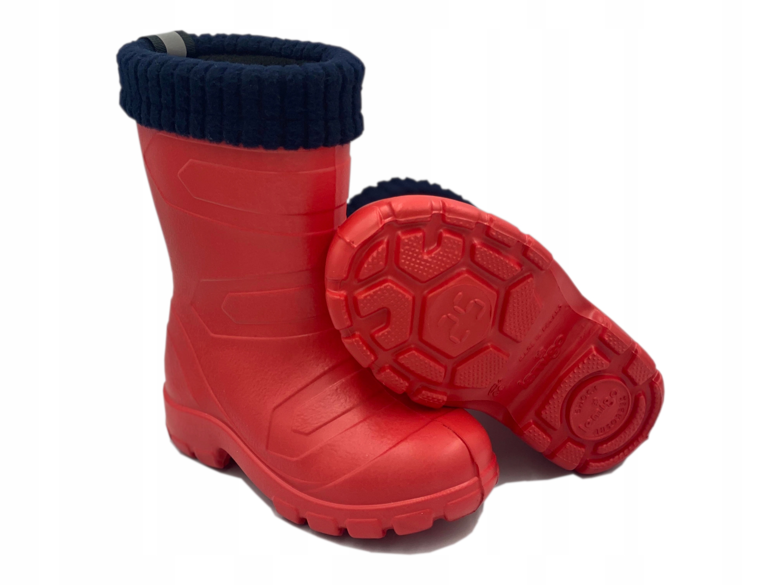 LEMIGO kalosze Aspen ocieplane POLSKIE roz. 26 Kolor czerwony