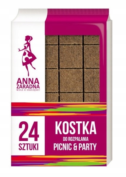 

Kostka do rozpalania podpałka grill kominek 24 szt
