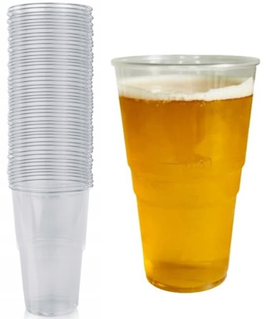 

Kubki Jednorazowe Kufle do Piwa Grill 500ml 50szt.