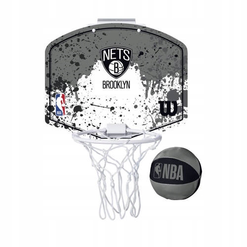 Mini tablica do koszykówki Wilson Team Mini Hoop Brooklyn Nets WTBA1302BRO