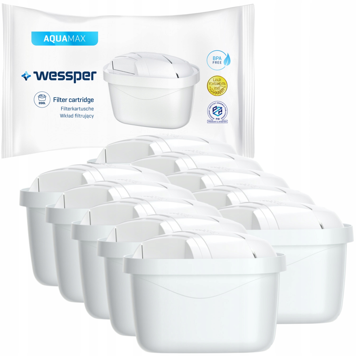 

10 Filtr Wessper Do Dzbanka Brita Aquaphor Philips