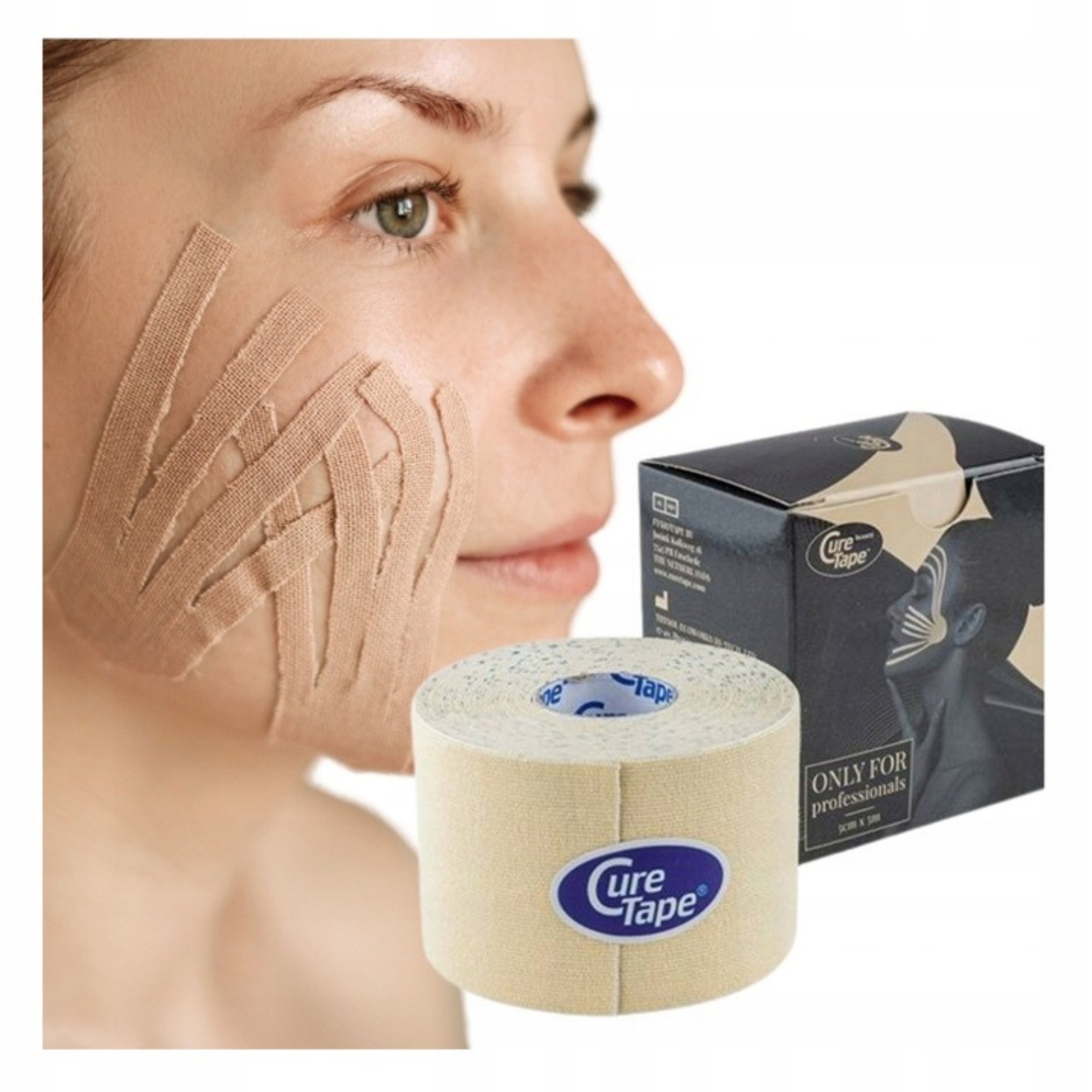 

Tejpy Kinesiotaping Taśmy Do Twarzy Cure Tape 5X5