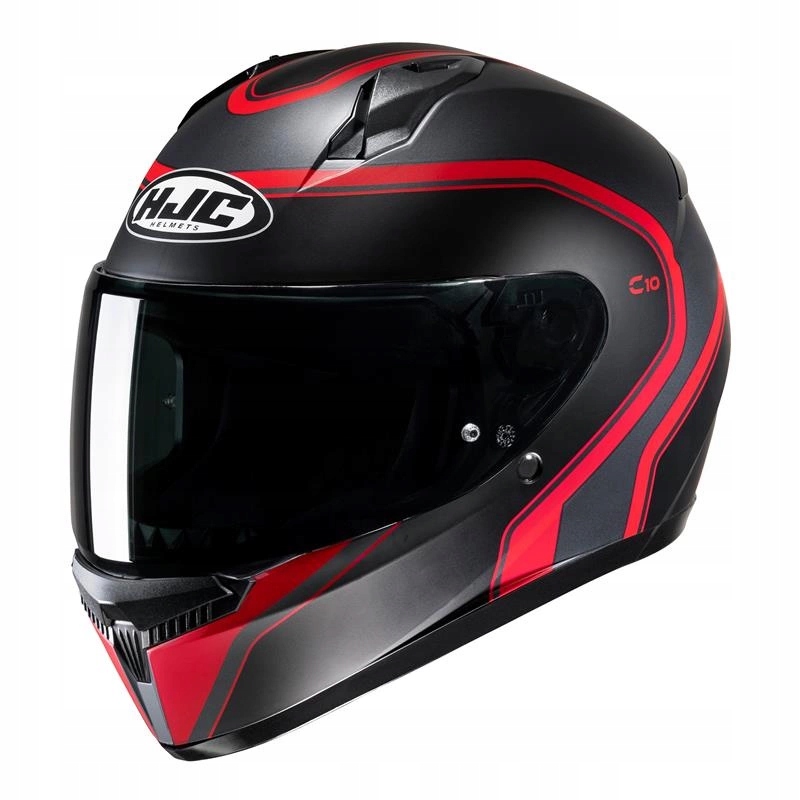 Motocyklová prilba Hjc C10 Elie Black/red čierna červená Darčeky