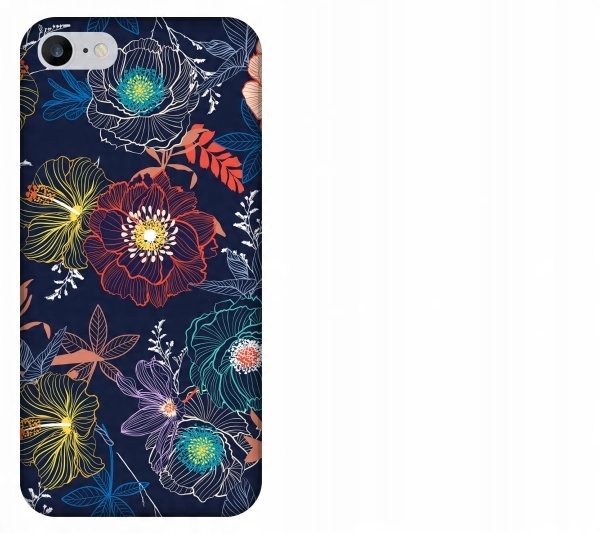 

Etui pokrowiec iPhone 8 Tropical floral kwiaty