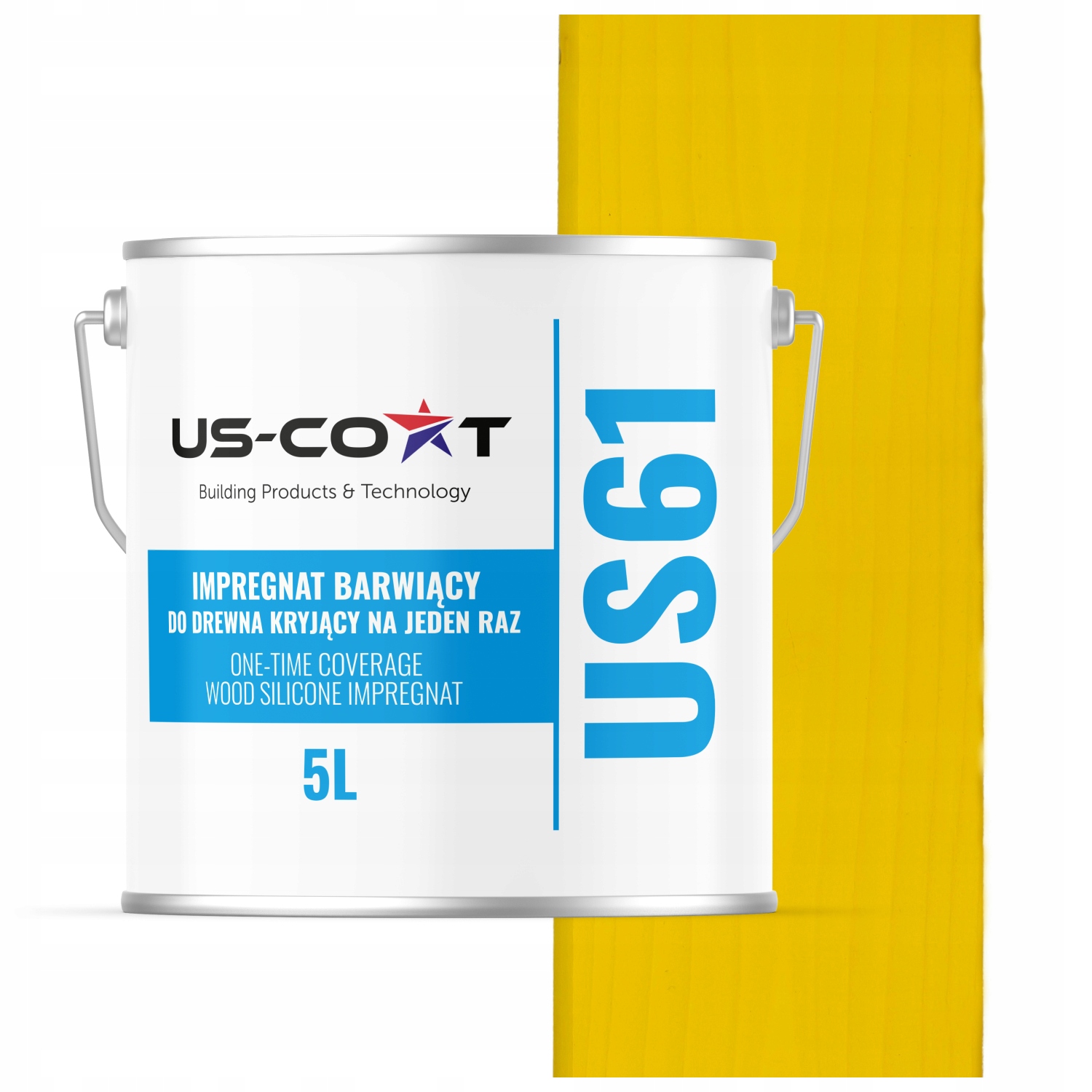 Dekoratívny Krycí Impregnát Na Drevo 5 L Uv Farba Žltá