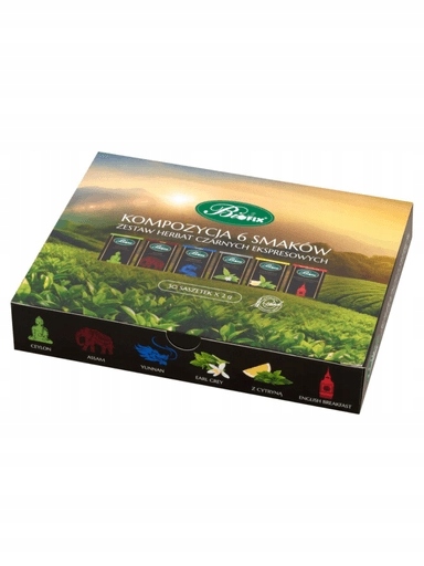 Levně BiFix – složení 6 černých čajů 6x5 60 g