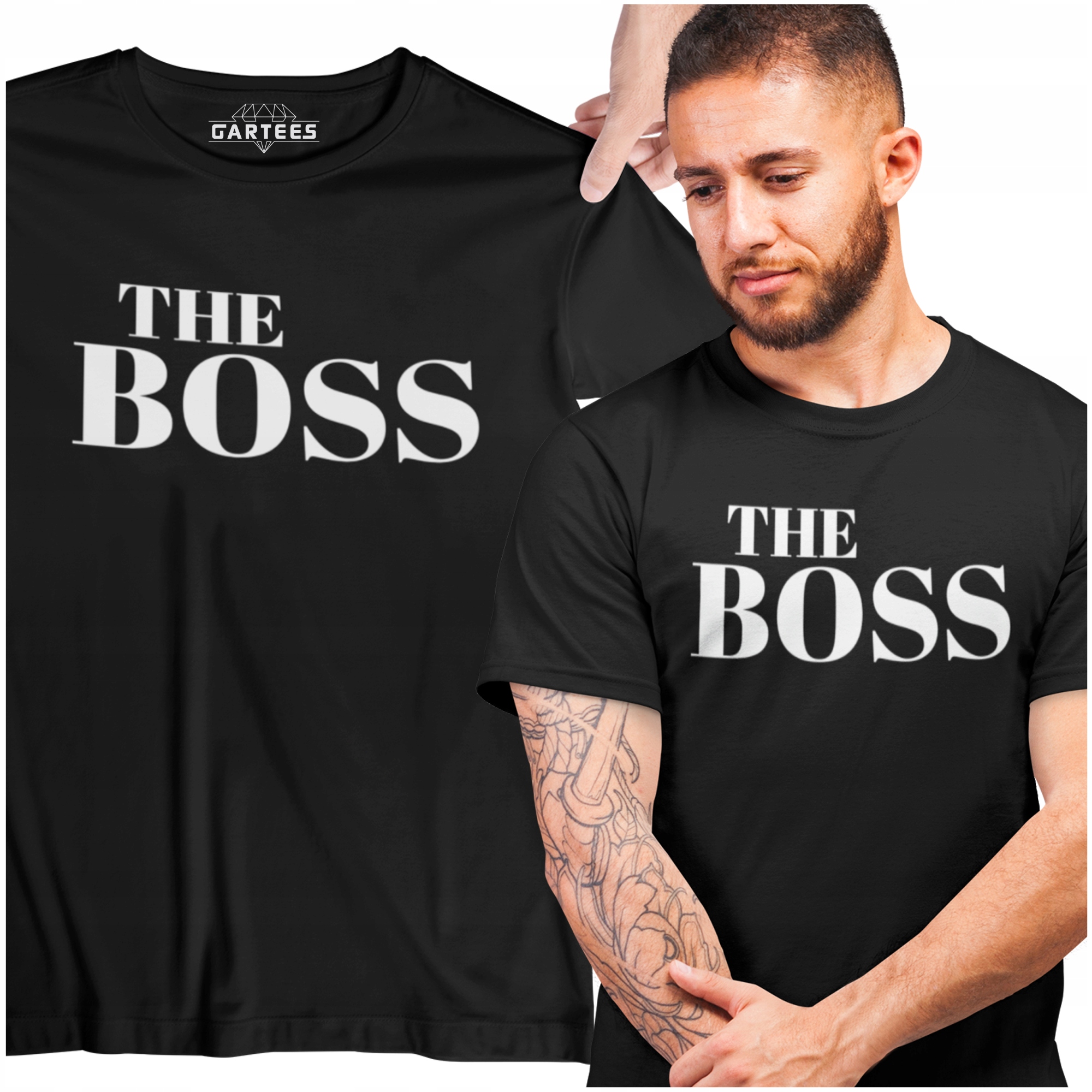

Koszulka Męska Dla Niego The Boss Szef Prezent