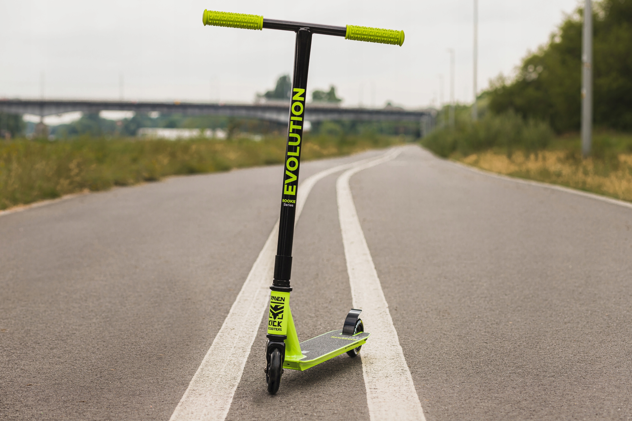 Hulajnoga Wyczynowa RAVEN Evolution Rookie Lime 100mm Marka Raven