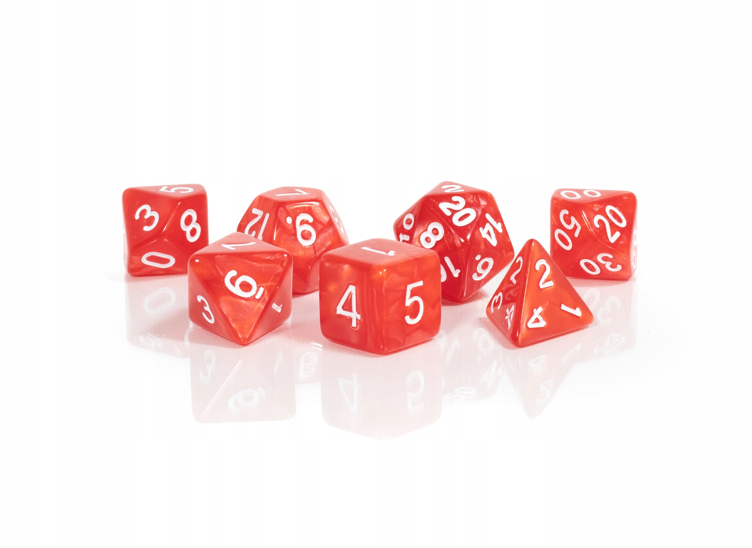 SERCE ORŁA ZESTAW 7 KOŚCI KOSTEK RPG