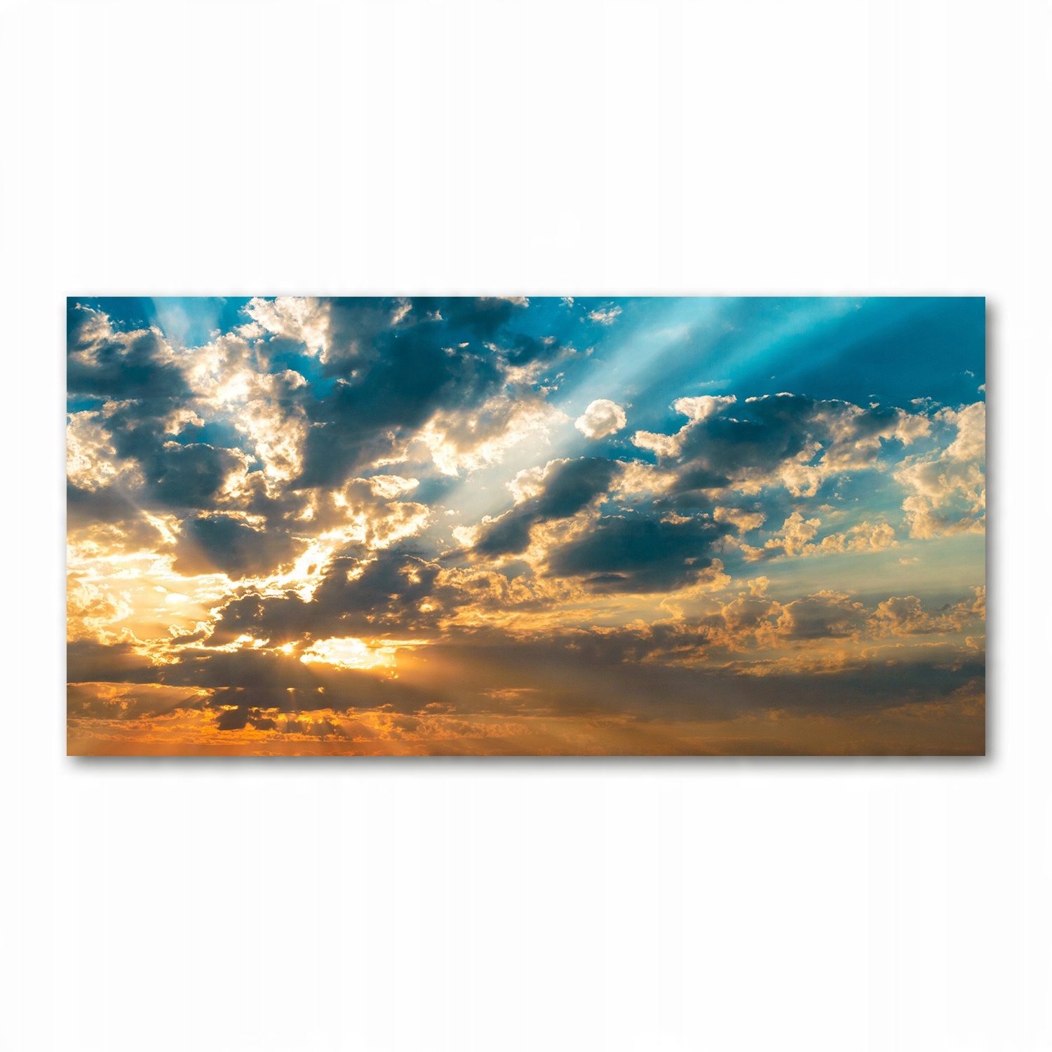 

Foto obraz szkło akryl Zachód słońca niebo 120X60