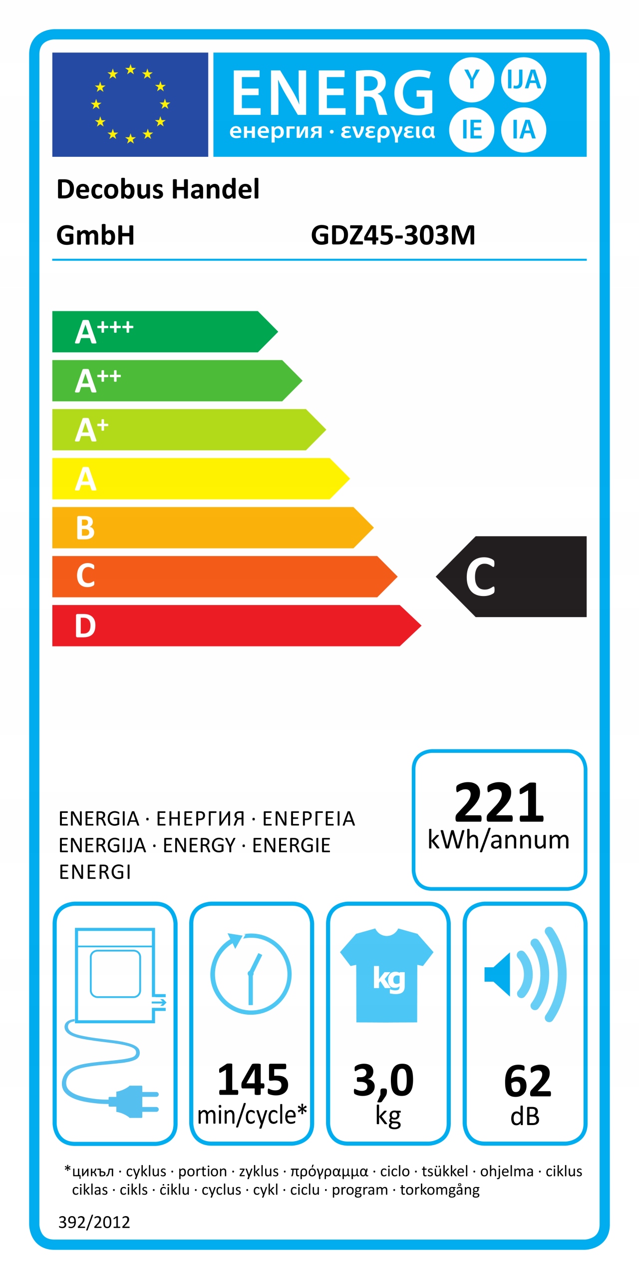 OSUSZACZ SPALIN ZE STALI NIERDZEWNEJ, MONTOWANY NA ŚCIANIE Programy suszenia 5