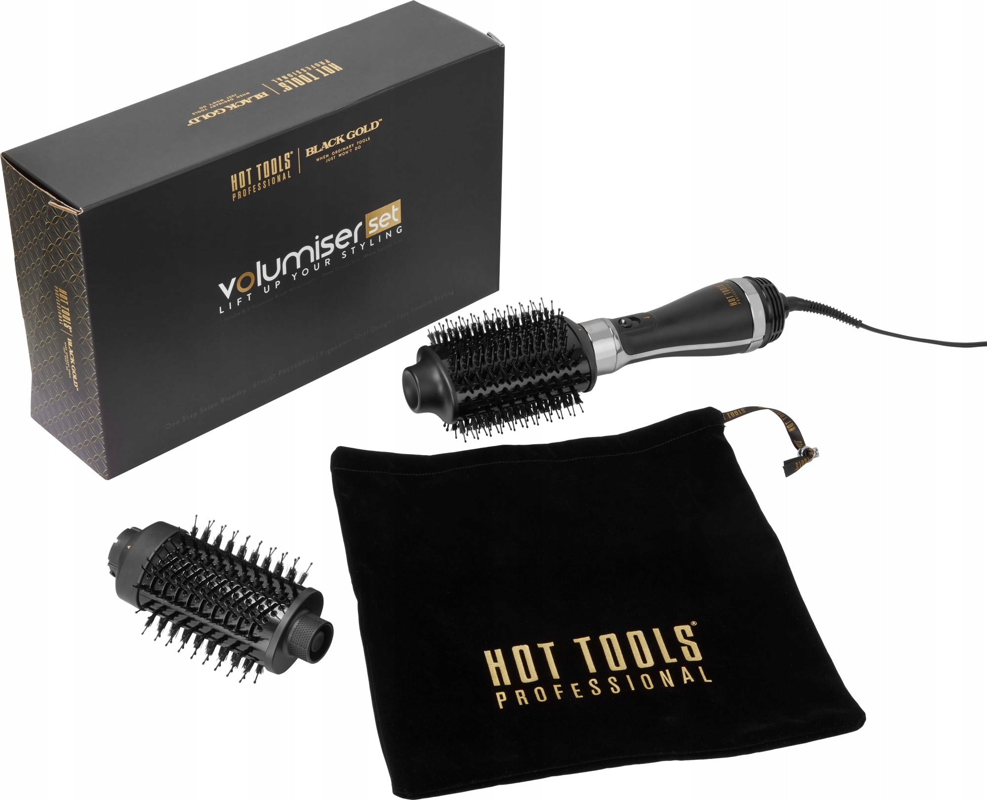Zestaw Hot Tools Black Gold Volumiser Set