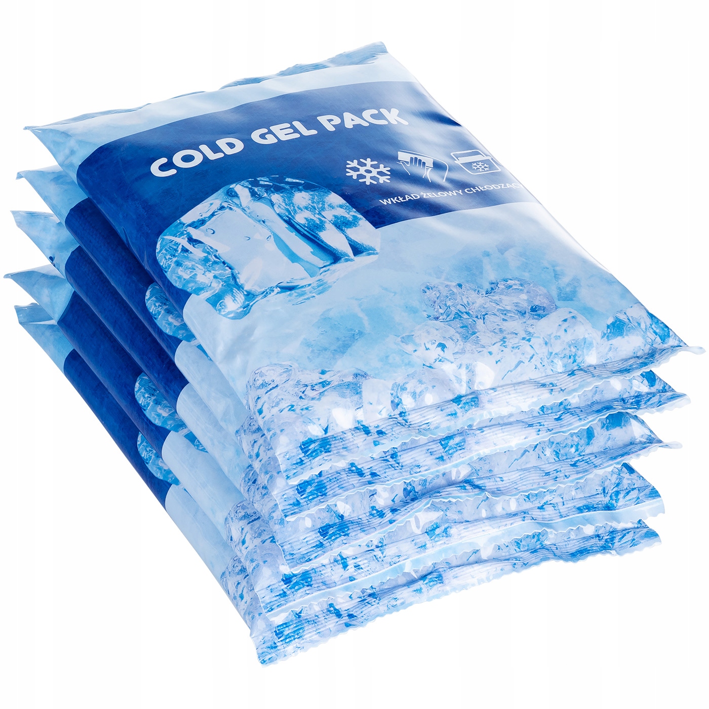 

Wkłady Żelowe Chłodzące Kompres Chłodzący 5x450g