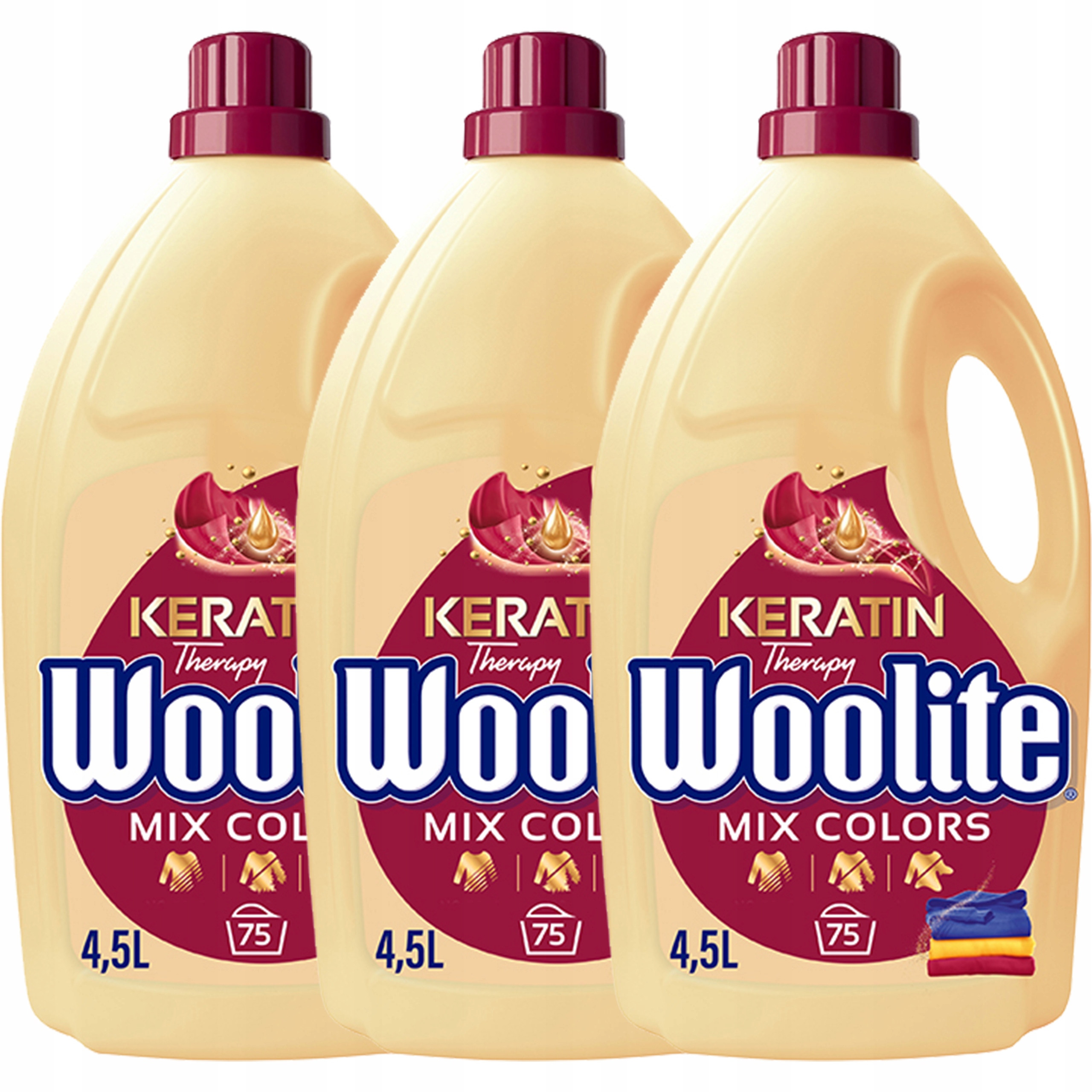 

Woolite Colors Płyn Żel Prania kolorów 4,5L x3szt
