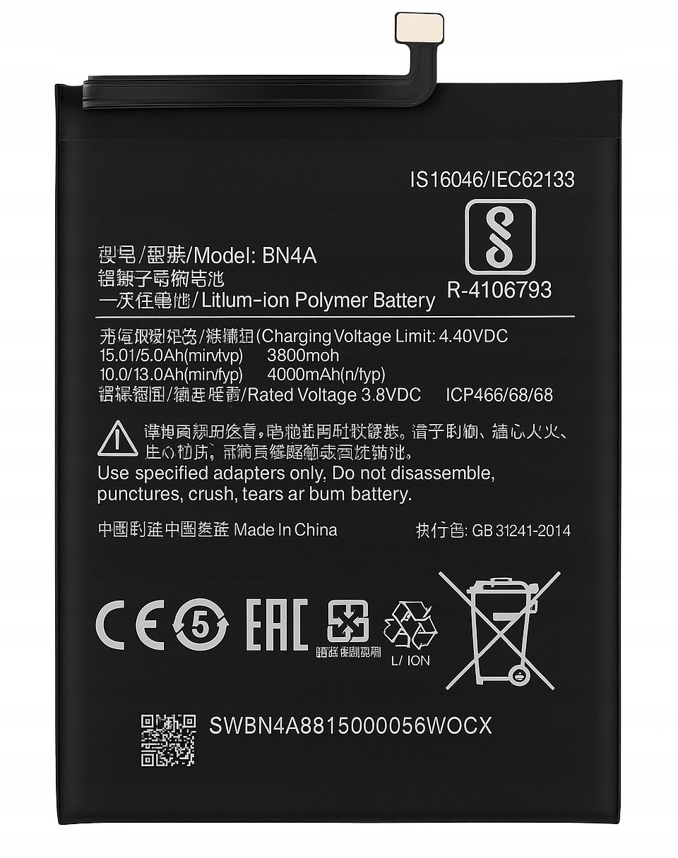 Nová batéria BN4A 4000 mAh pre Xiaomi Redmi Note 7 Pro M1901F7S, M1901F7BE