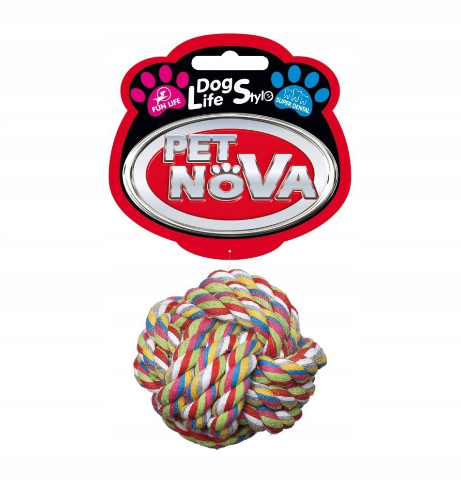 

Pet Nova Piłka Bawełniana 7,5cm