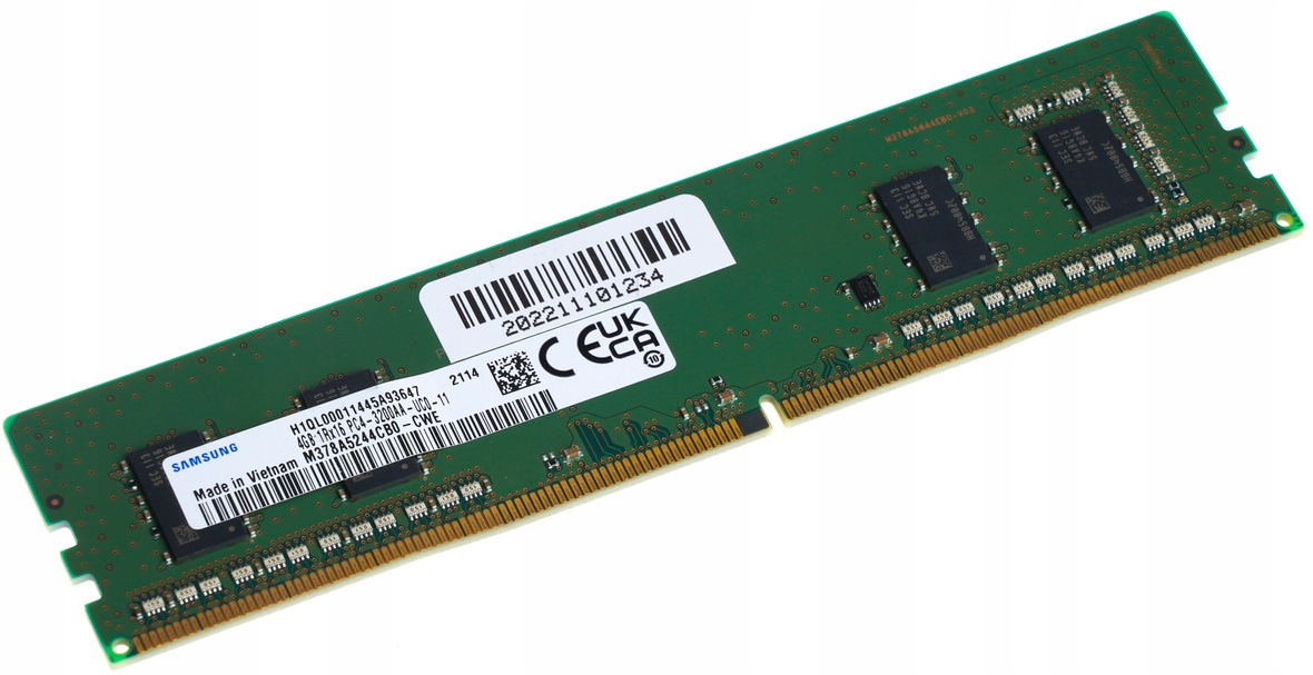 Pamięć Ram 4GB DDR4 Samsung DIMM 1Rx16 3200MHz