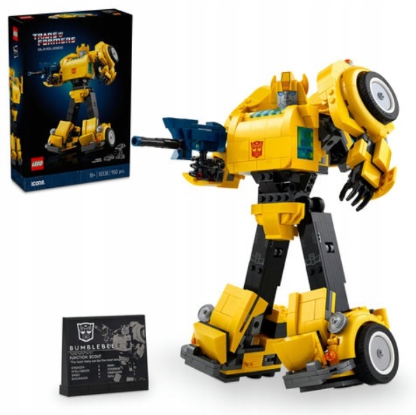 Nové Originální Lego 10338 Icons Bumblebee kultovní Transformers auto