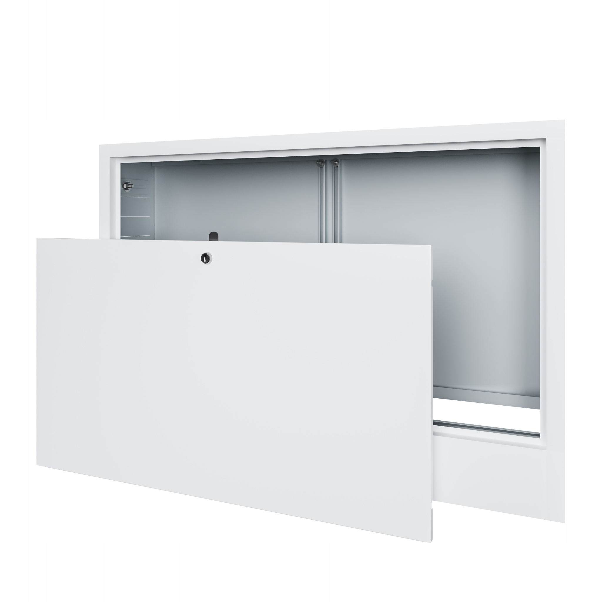 Podomietková skrinka pre rozdeľovač 11-12 obvody pre podlahovú krytinu biela