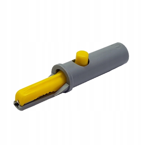 

Krokodylek 4mm żółty AK10 Hirschmann