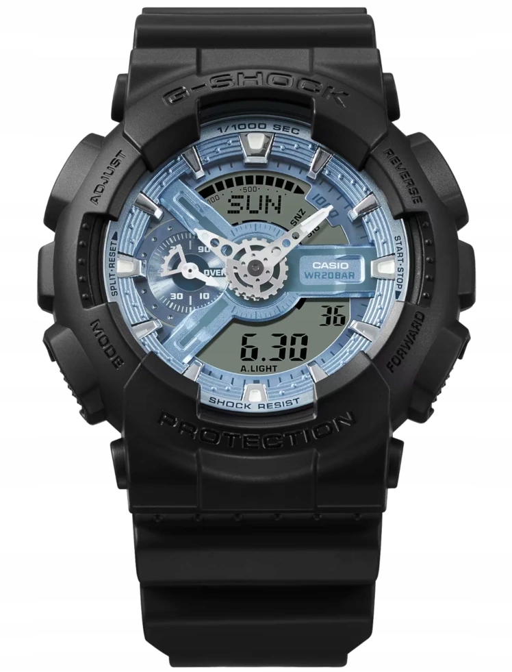 Černé sportovní pánské hodinky Casio G-Shock GA-110CD Gwar.3+3L Zibi+ Gravírování