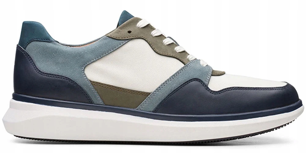 Clarks Pánské polobotky Un Globe Run Navy Combi velikost 40 Tmavě modré