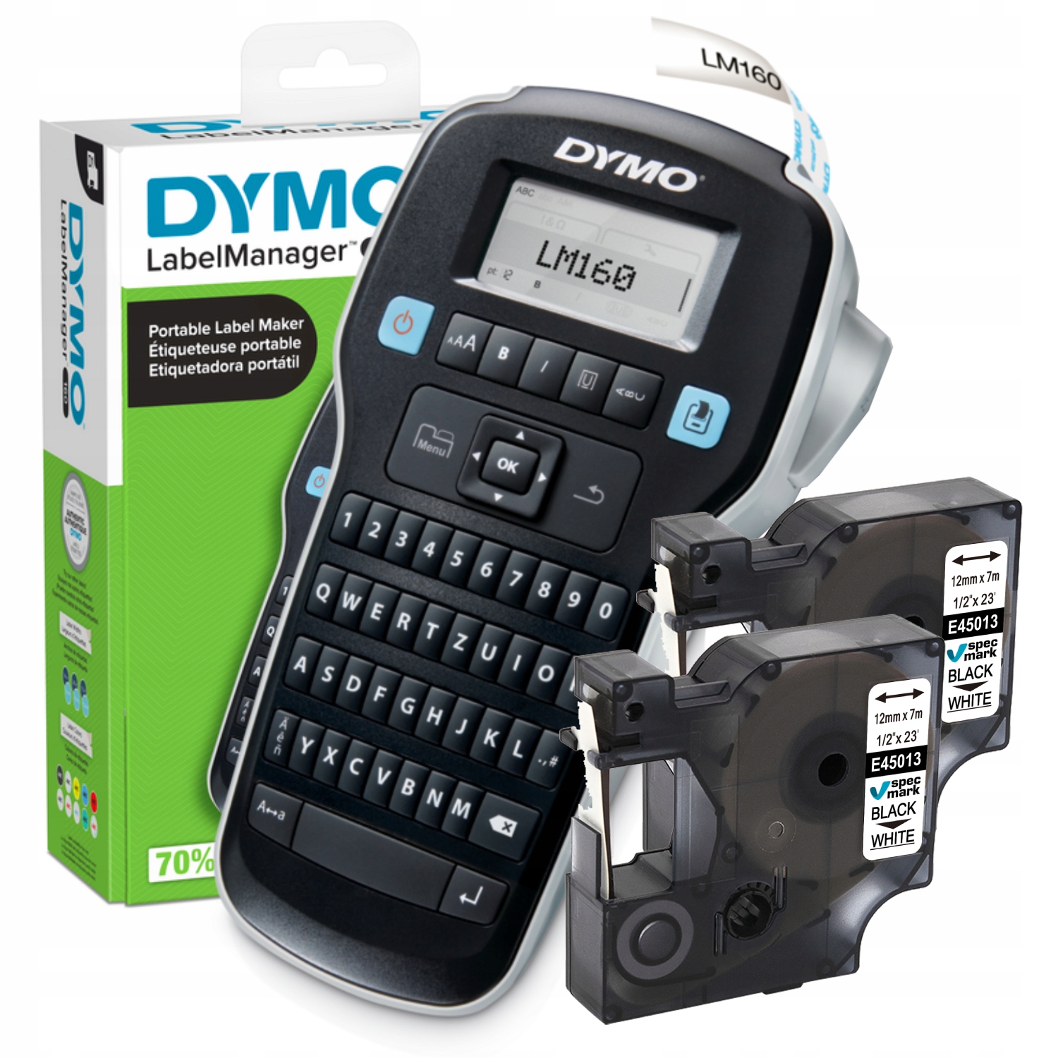 Specmark Tiskárna Dymo LabelManager LM160 2x pásky 45013