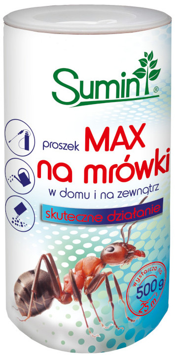 

Sumin Proszek na mrówki Max w domu i ogrodzie 500g