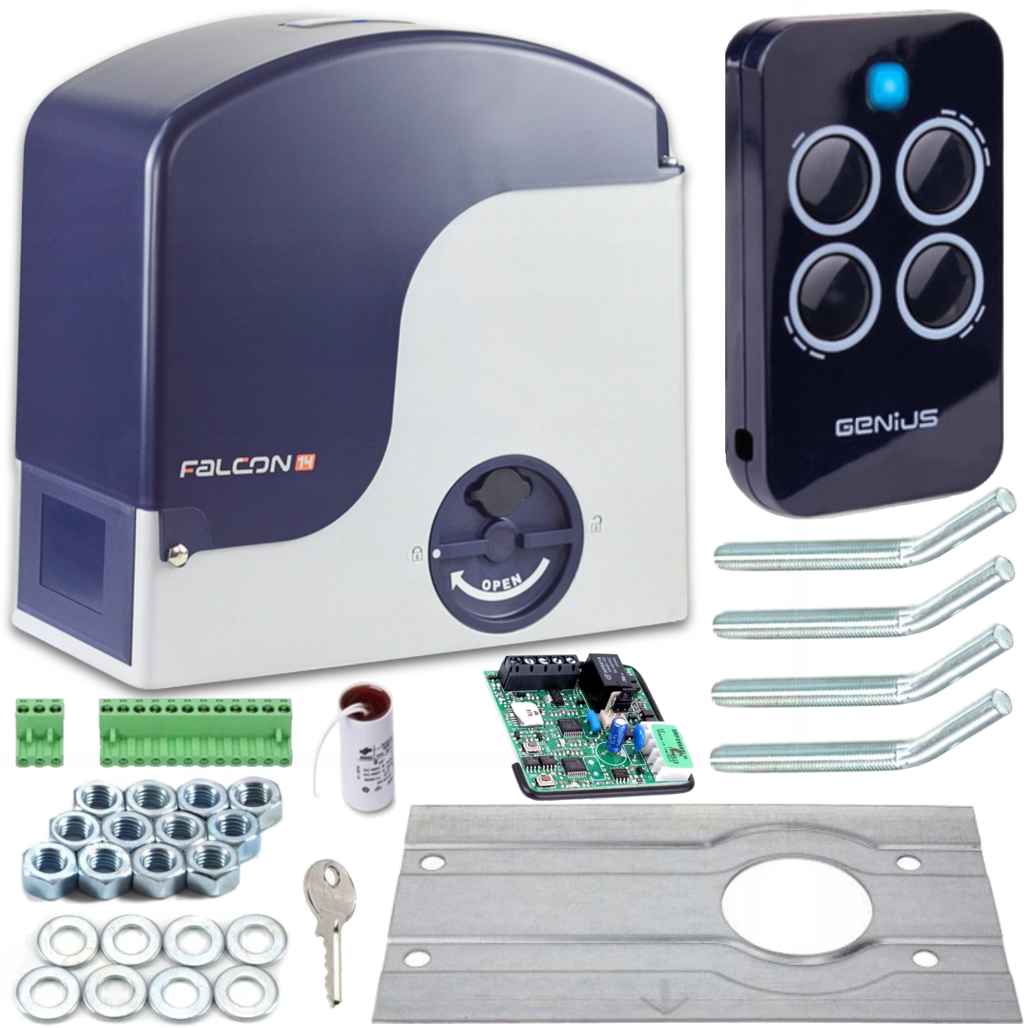 Genius Falcon M14 Pohon Pohonu Brány 1400 kg Pilot Echo