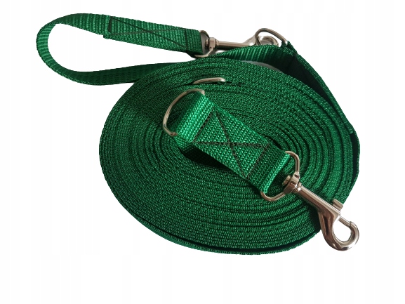 

Smycz Dla Psa Treningowa Przepinana 10m/2.5cm