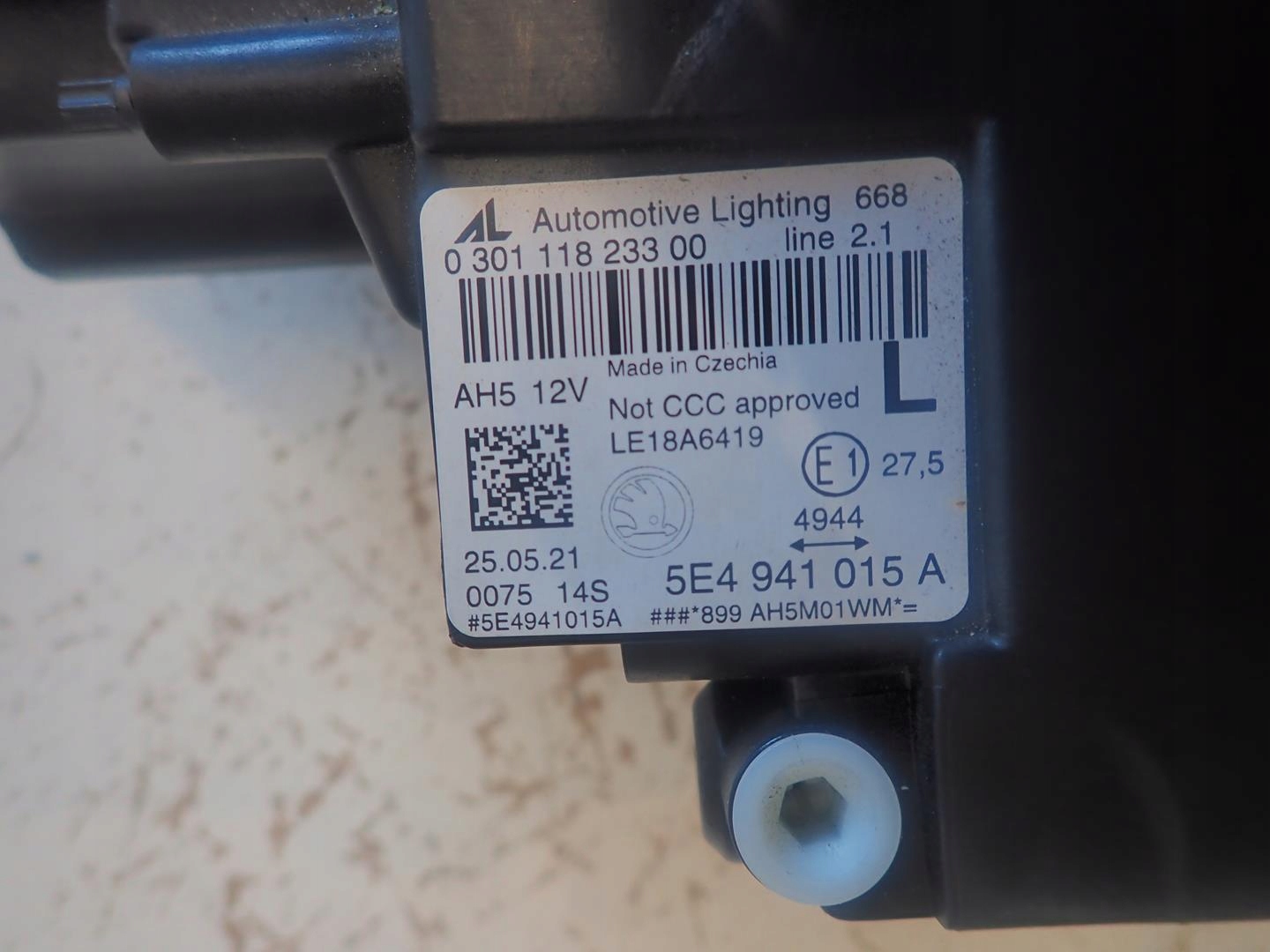 light front left SKODA OCTAVIA IV 2020- FULL LED