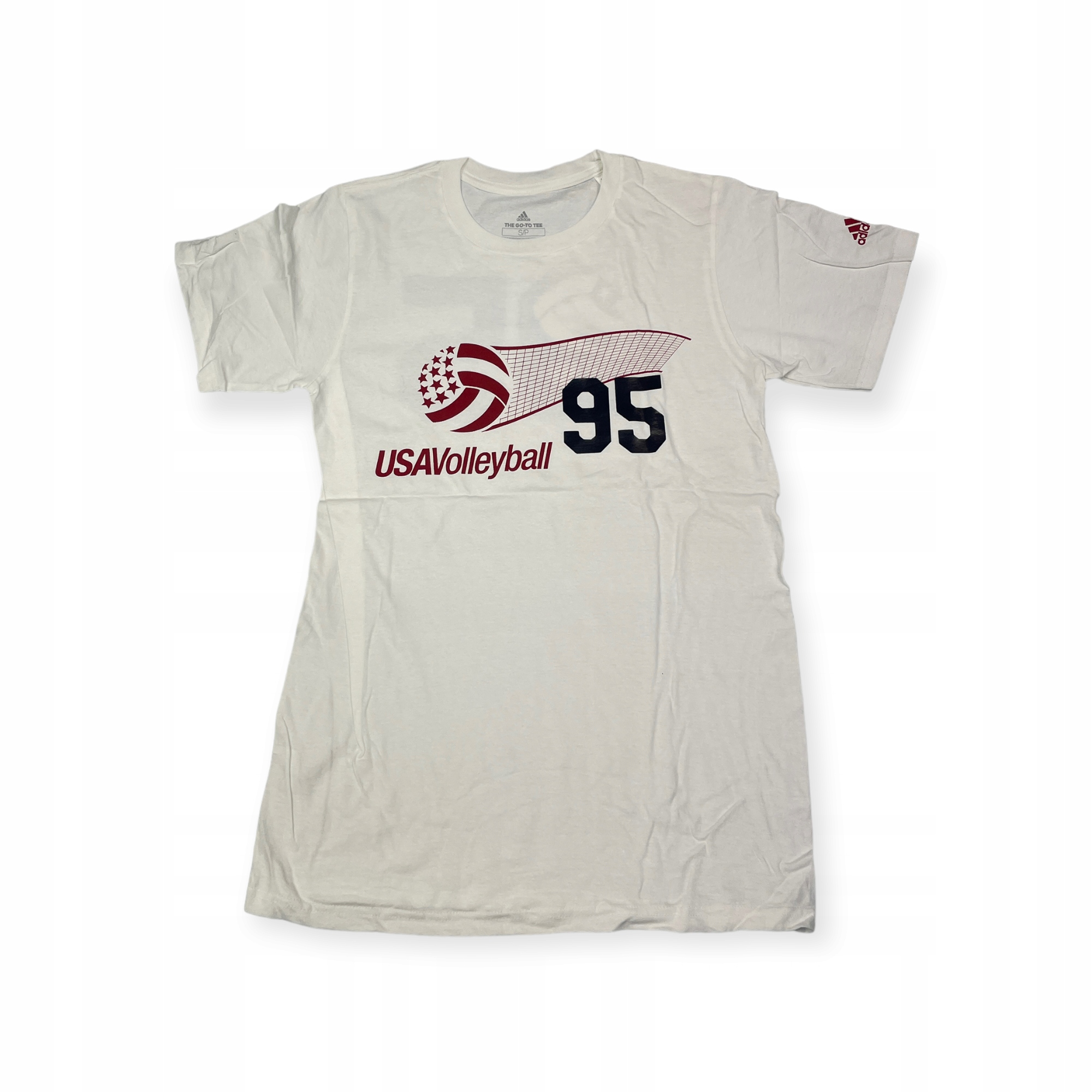 Koszulka męska biała ADIDAS VOLLEYBALL S 95