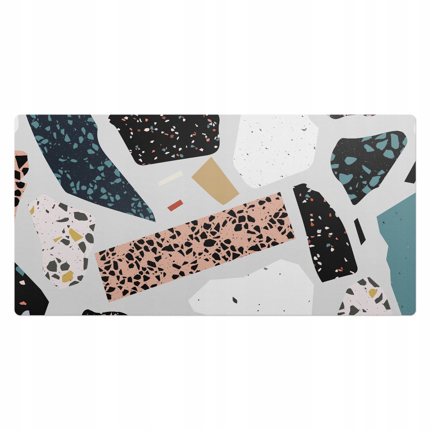 Podložka na stůl, stolní deska, mozaikový vzor v abstraktním stylu, 100 x 50 cm