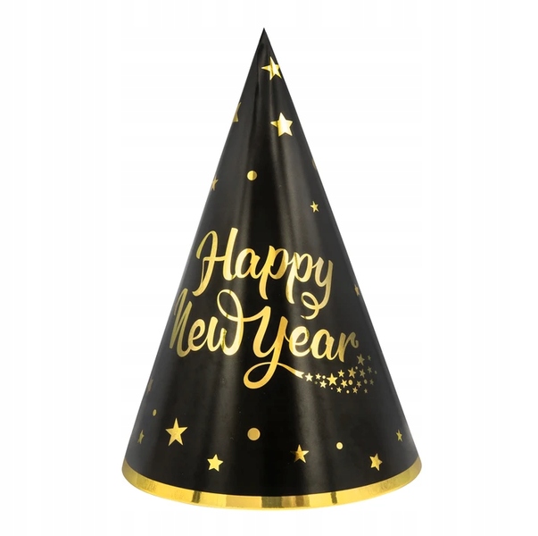 

Czapeczki Papierowe Happy New Year Sylwester Rok
