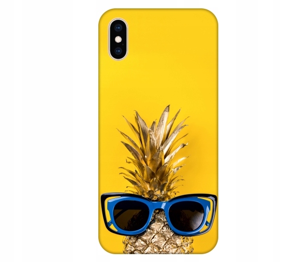 

Etui na telefon iPhone X / Xs Ananas w okularach l