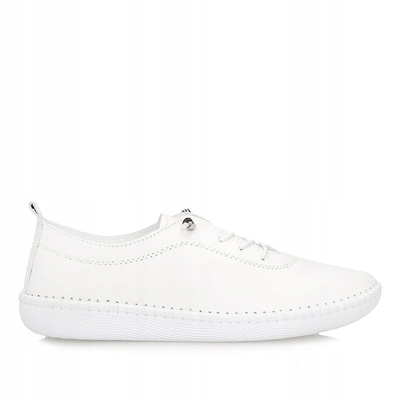 Dámské polobotky Artiker 58C3069 bílé kožené, nazouvací