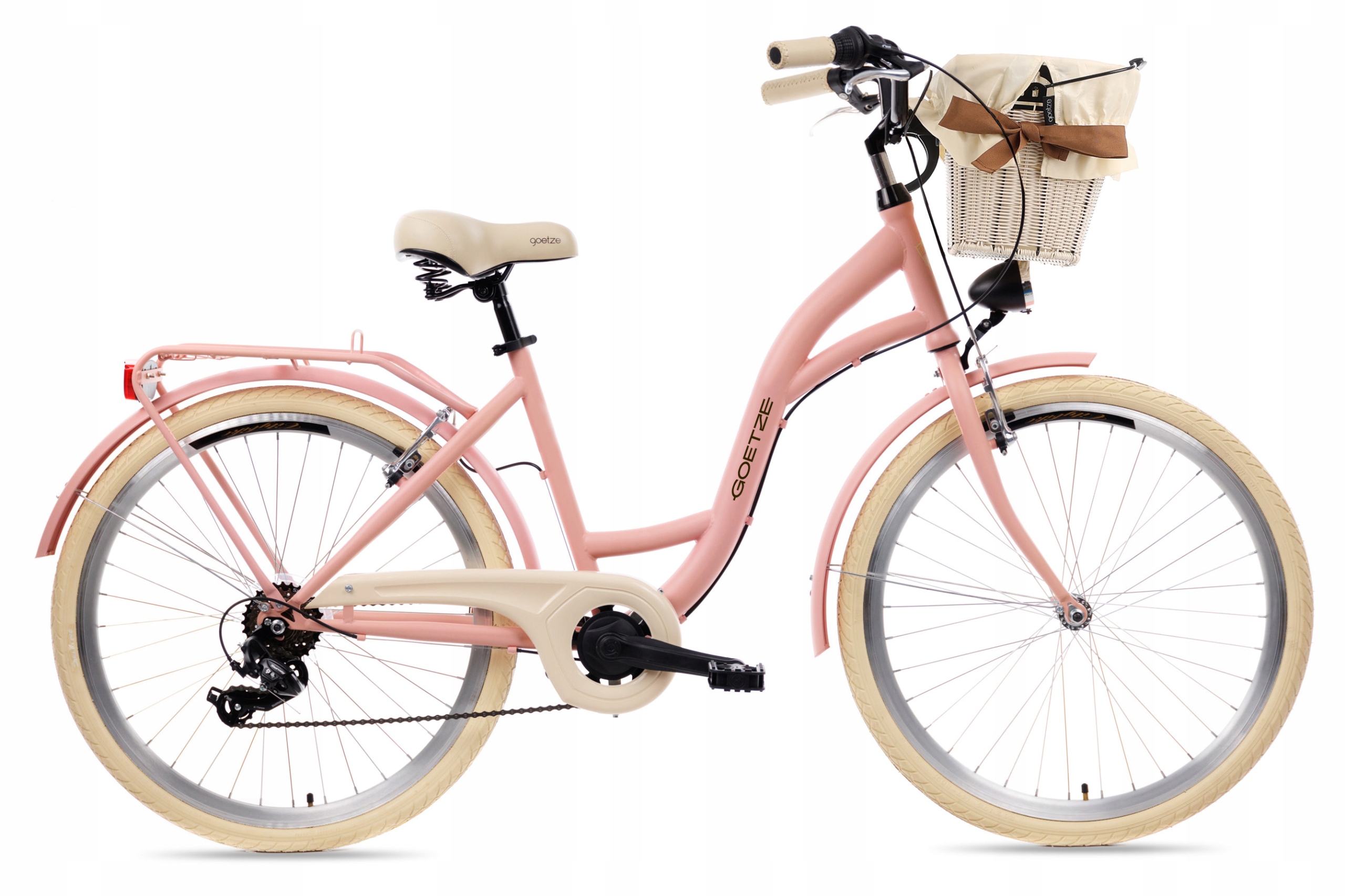 Damski Rower Miejski Goetze 26 Lekki Damka Shimano Kosz
